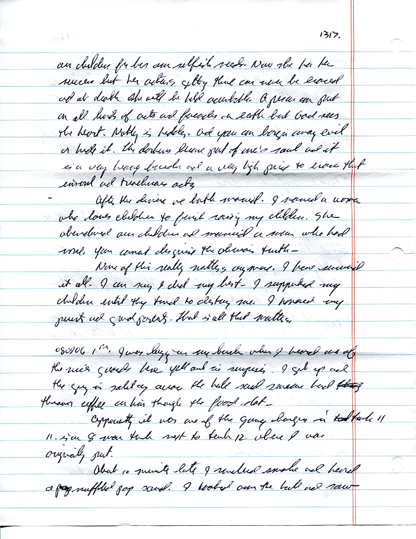 Dr John WorldPeace 2008 Prison Journal